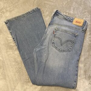 Levi's Jeans Women Sz 10/12 Blue Faded Low Rise Bootcut‎ Western Grunge Hippie